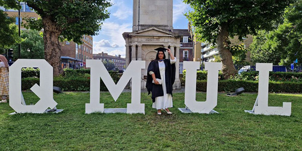 Latifa's Graduation at Queen Mary University of London Latifa's Graduation at Queen Mary University of London